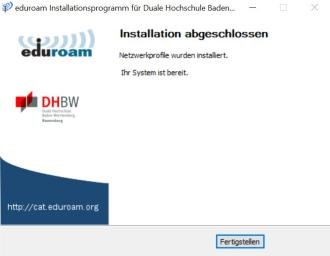 DHBW RV EDUROAM RV Windows 3